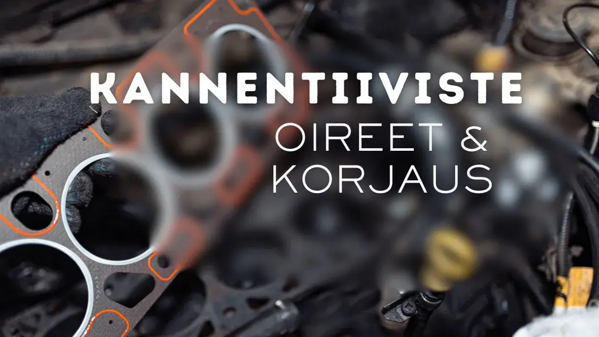 Auton kannentiiviste, joka on rikki